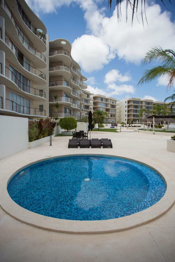 3Br Apt With Pool Cancún Exteriör bild