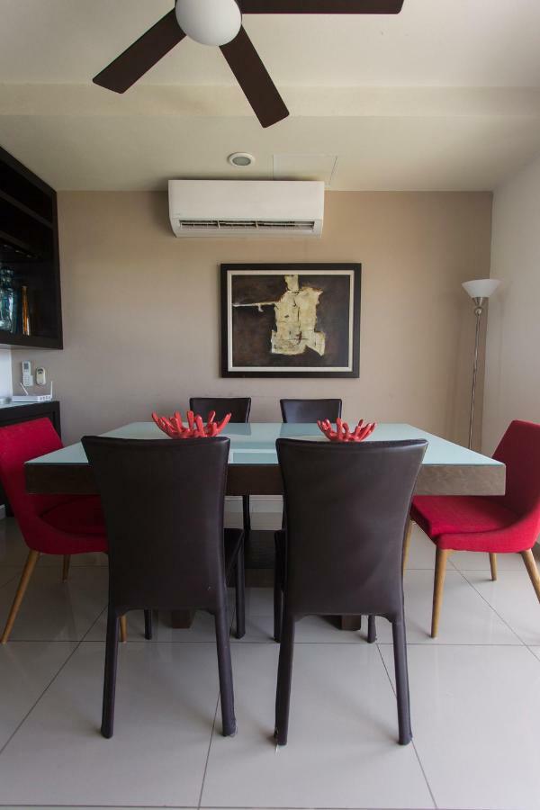 3Br Apt With Pool Cancún Exteriör bild