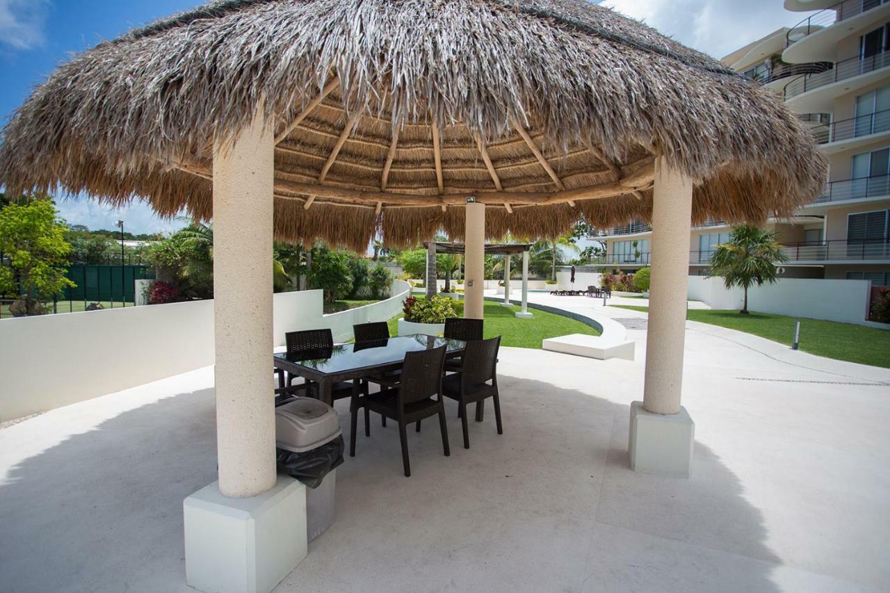 3Br Apt With Pool Cancún Exteriör bild