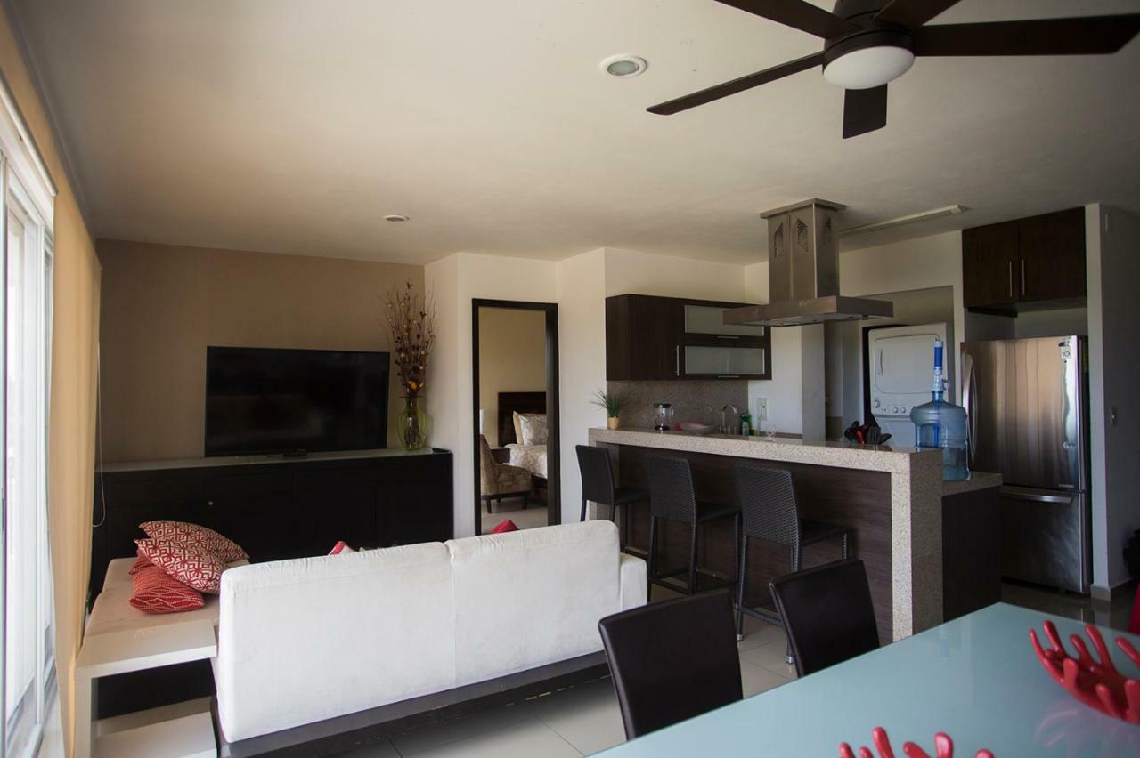 3Br Apt With Pool Cancún Exteriör bild
