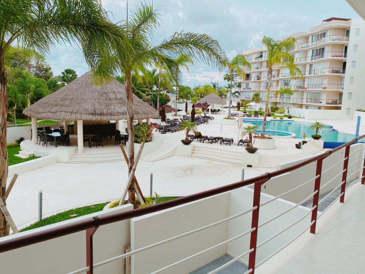 3Br Apt With Pool Cancún Exteriör bild